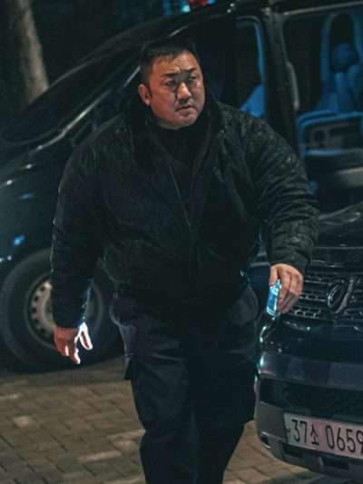 Ma Dong-seok The Roundup Punishment Black Jacket