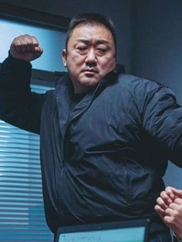 The Roundup Punishment Ma Seok-do Black Bomber Jacket