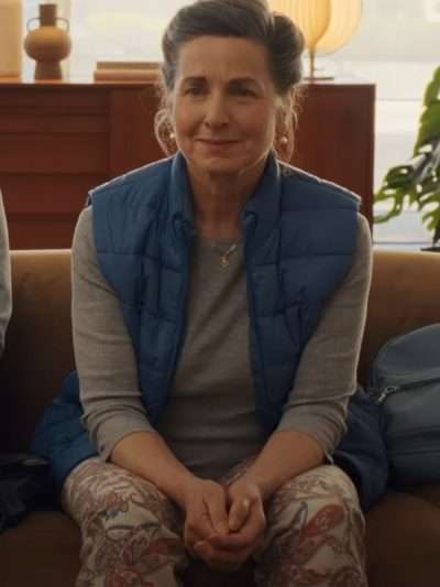 Liza Sadovy A Real Pain 2024 Blue Vest