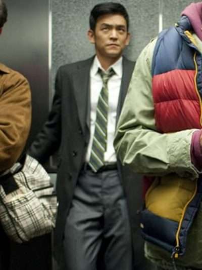 John Cho A Very Harold & Kumar Christmas Black Wool Coat