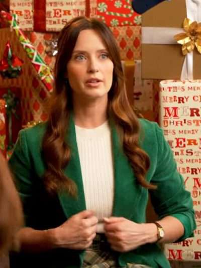 Merritt Patterson A Vintage Christmas 2024 Green Blazer