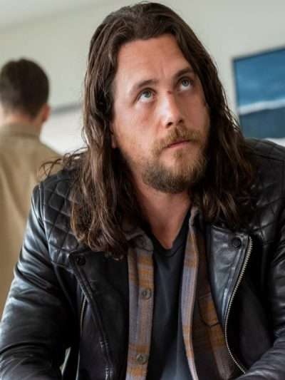 Craig Cody An­i­mal King­dom S04 Black Leather Jacket