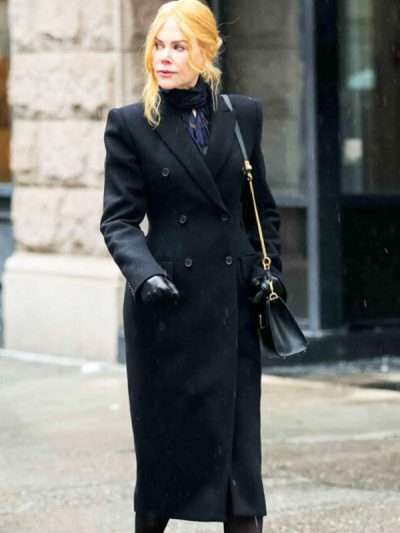 Nicole Kidman Babygirl 2024 Black Trench Coat