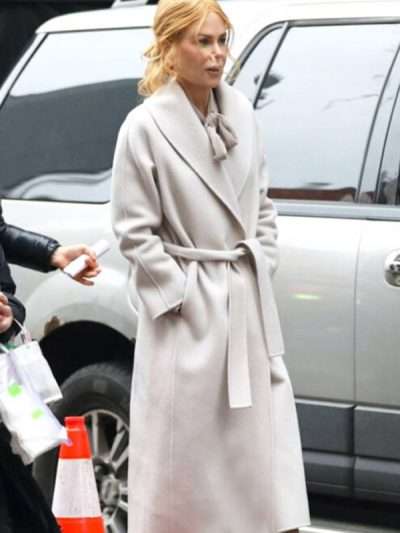 Nicole Kidman Babygirl White Coat