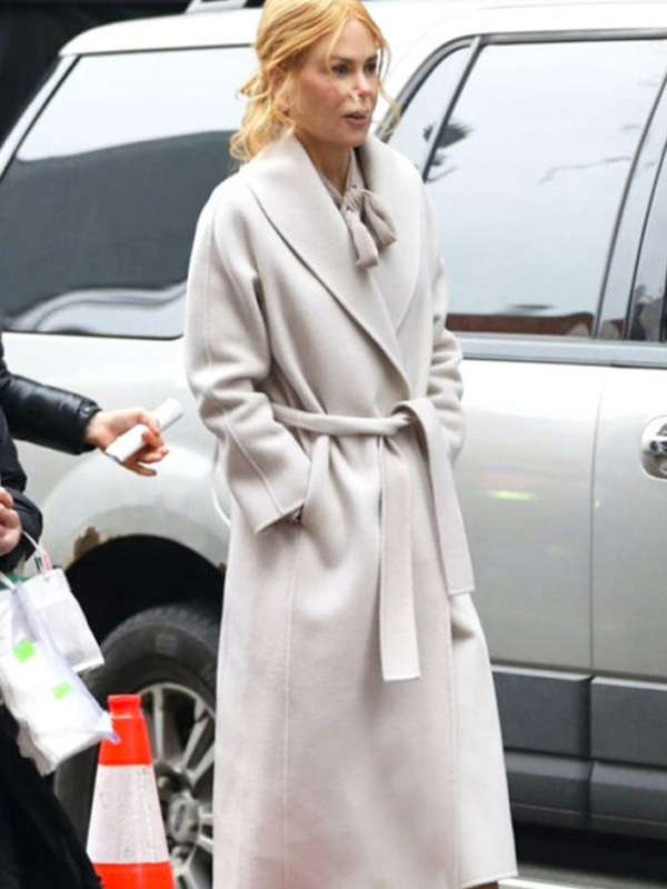 Nicole Kidman Babygirl White Coat
