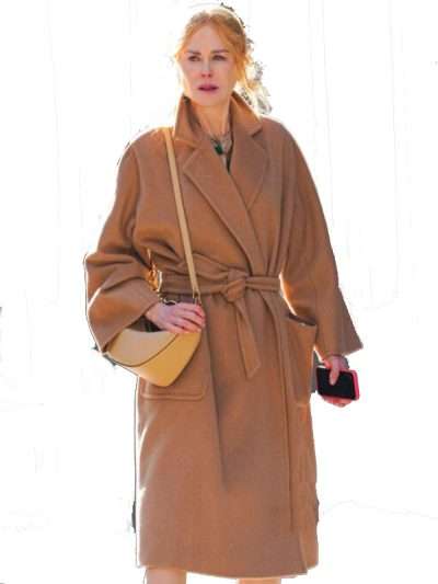 Babygirl 2024 Nicole Kidman Brown Wool Coat