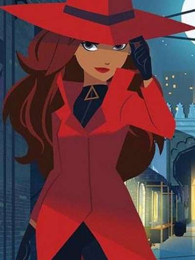 Carmen Sandiego Red Costume Coat