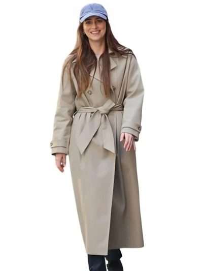Materialists Dakota Johnson Beige Trench Coat
