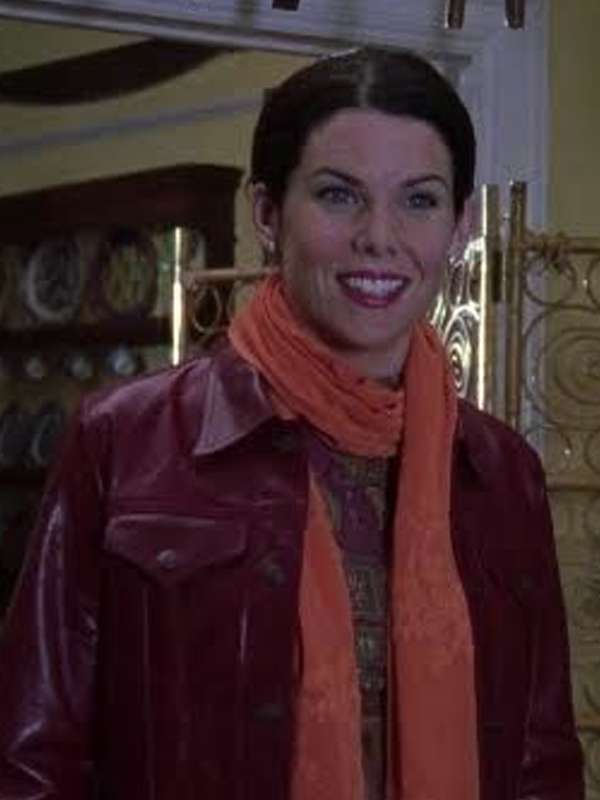 Lorelai Gilmore Gilmore Girls Maroon Jacket