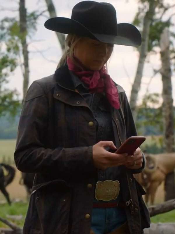 Amber Marshall Heartland Green Jacket