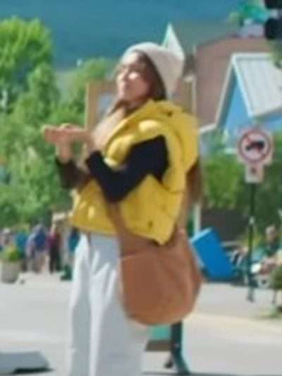 Kathryn Bernardo Hello, Love, Again 2024 Yellow Puffer Vest