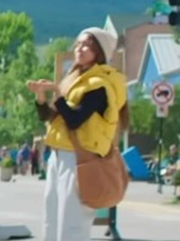 Kathryn Bernardo Hello, Love, Again 2024 Yellow Puffer Vest