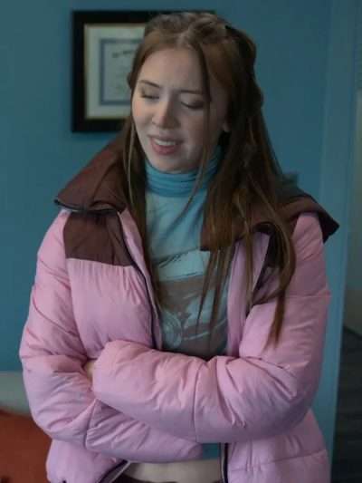 Holly Alberg Murder In A Small Town Pink Puffer Jacket