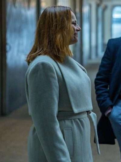 Sylvia van Maele Nemesis White Wool Coat
