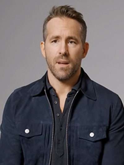 Ryan Reynolds Suede Leather Jacket