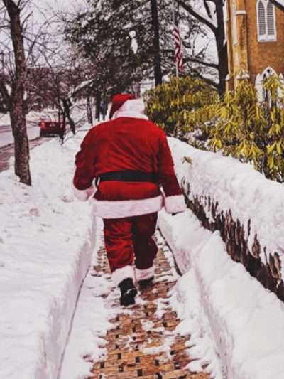Daniel Roebuck Saint Nick of Bethlehem Red Santa Coat