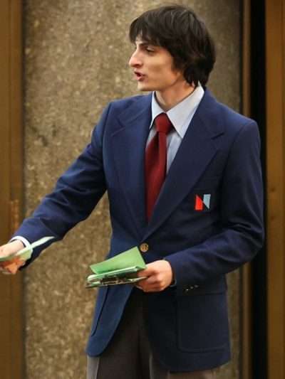 Finn Wolfhard Saturday Night 2024 Blue Blazer