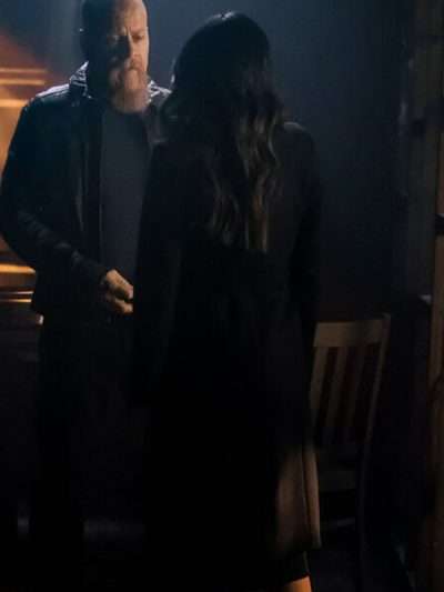 Amanda McCoy Superman and Lois S04 Black Wool Coat