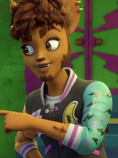 Clawd Wolf Monster High Varsity Bomber Jacket