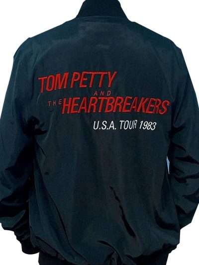 Tom Petty Heartbreakers Beach Party Black Bomber Jacket