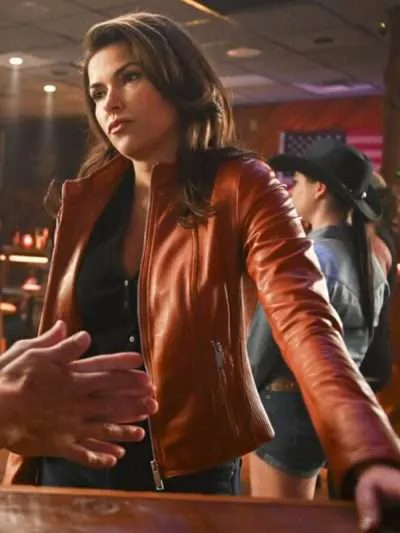 Billie Matalon Tracker S02 Brown Leather Jacket