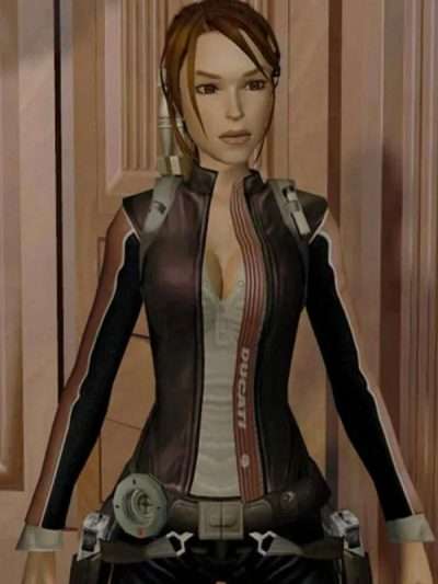 Lara Croft Tomb Raider Legend Video Game Leather Jacket