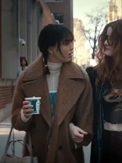 Melissa Barrera Your Monster 2024 Brown Coat