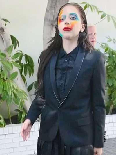 Lady Gaga Joker Folie à Deux Black Blazer