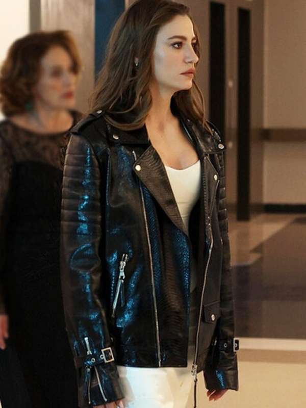 Devin Akin The Family Black Biker Leather Jacket