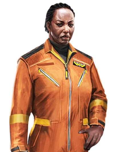 Alice Corrigan Aliens Dark Descent Orange Costume Jacket