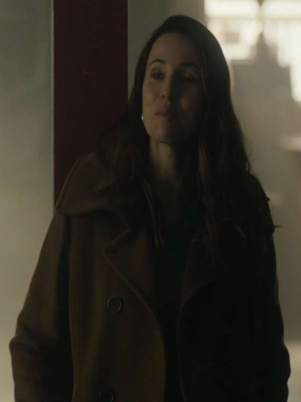 Cross S01 Kayla Craig Brown Trench Coat