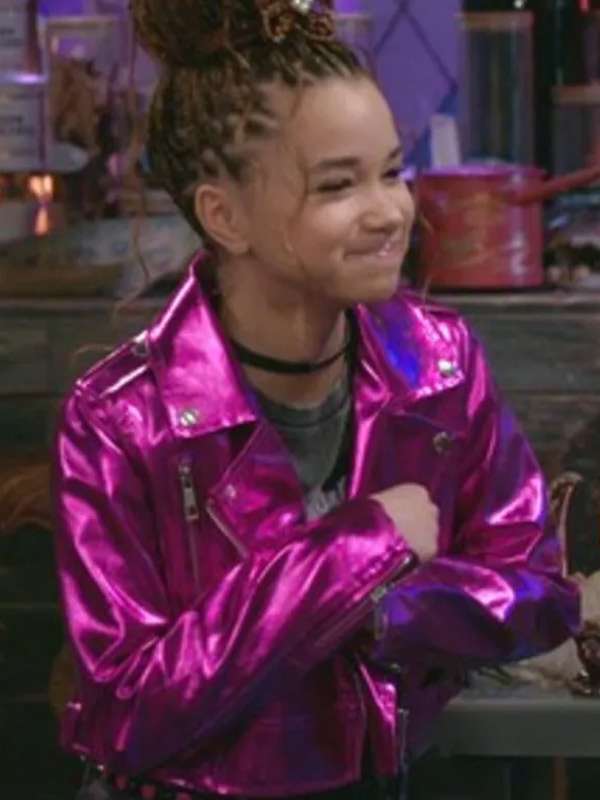 Billie Wizards Beyond Waverly Place Leather Jacket