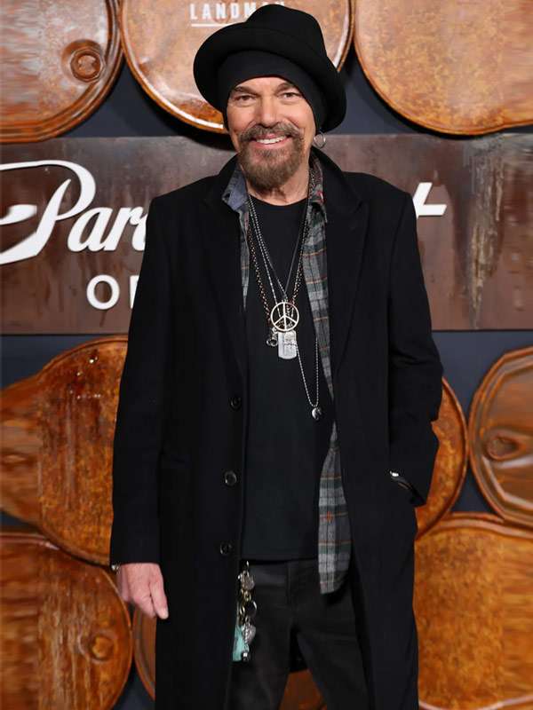Landman S01 Event 2024 Billy Bob Thornton Black Coat
