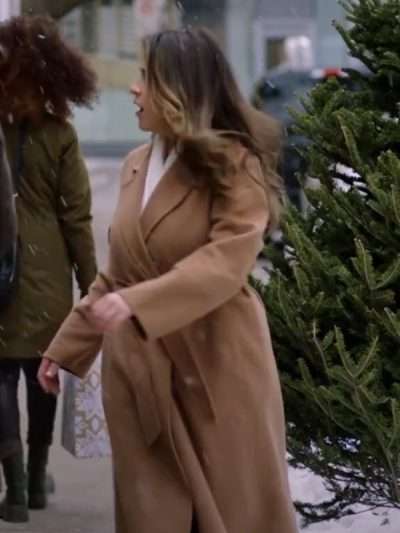 Paula Brancati Sincerely Truly Christmas 2024 Brown Coat
