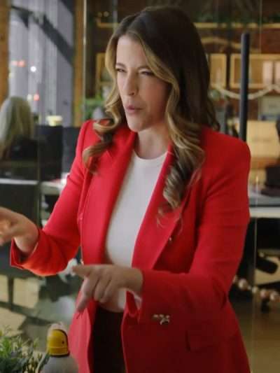 Sincerely Truly Christmas 2024 Christina Martino Red Blazer