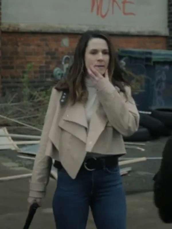 Special Agent Kayla Craig Cross Beige Jacket