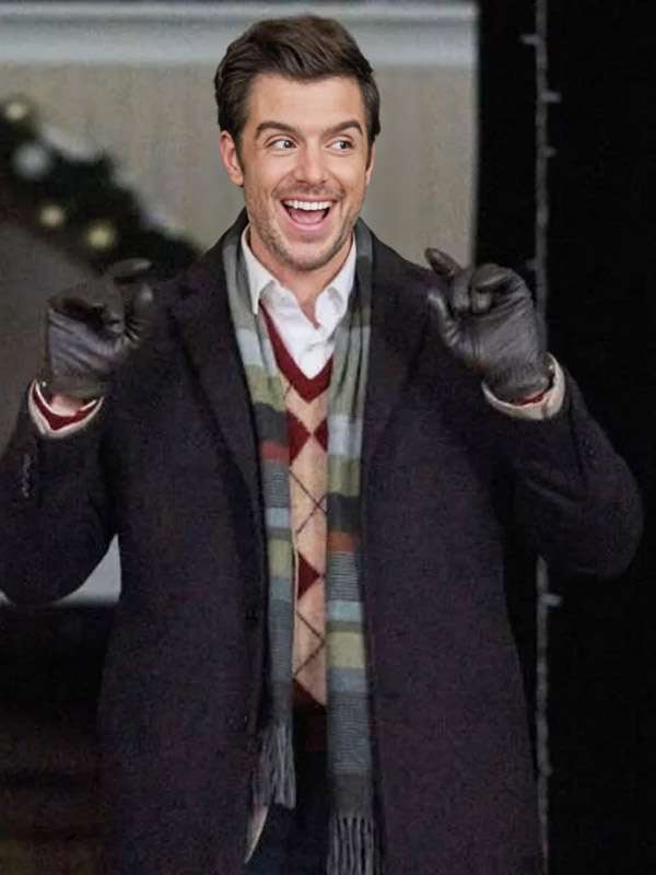 All I Need For Christmas 2024 Dan Jeannotte Black Wool Coat