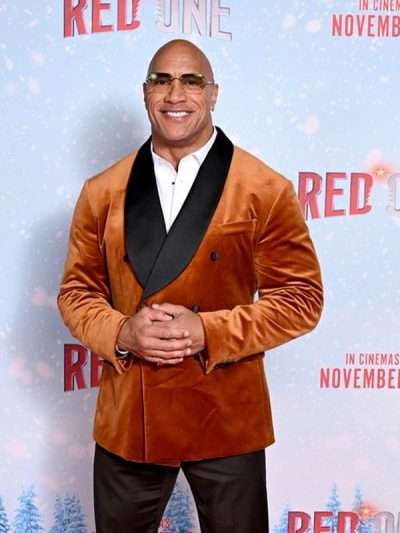 Dwayne Johnson Red One Movie Event Blazer