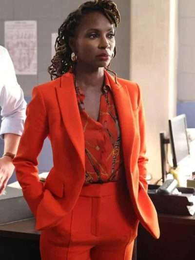Gabi Mosely Found 2024 Orange Blazer Coat
