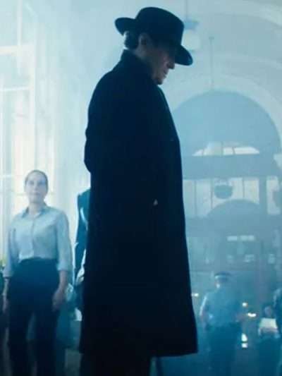 Ballerina 2025 Ian McShane Black Trench Coat