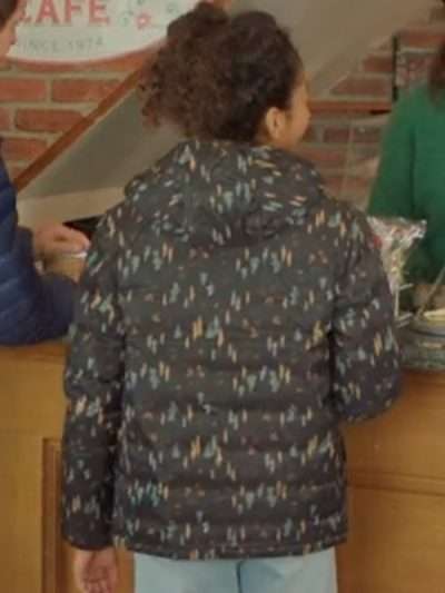 Delia Lisette Chambers Jingle Bell Love 2024 Puffer Hooded Jacket