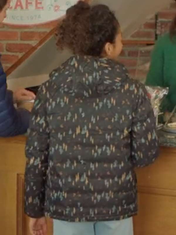 Delia Lisette Chambers Jingle Bell Love 2024 Puffer Hooded Jacket