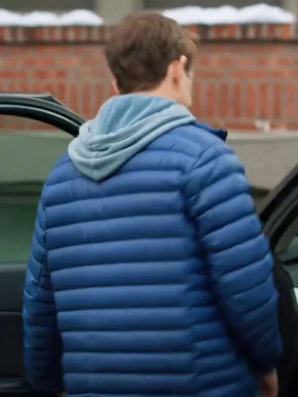 Jingle Bell Love Joey McIntyre Blue Puffer Jacket