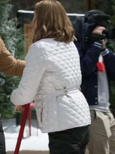 Ashley Williams Jingle Bell Run White Jacket