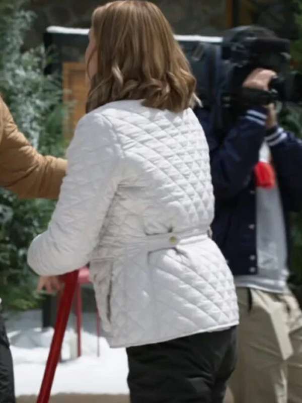 Ashley Williams Jingle Bell Run White Jacket