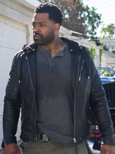 LaRoyce Hawkins TV Series Chicago PD Black Hooded Jacket
