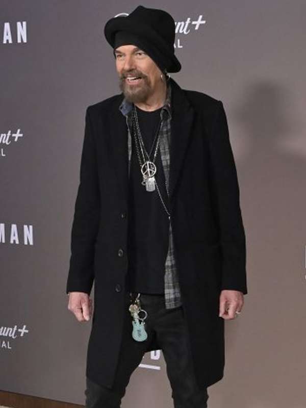 Billy Bob Thornton Landman S01 Black Coat