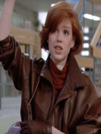 The Breakfast Club 1985 Molly Ringwald Brown Jacket