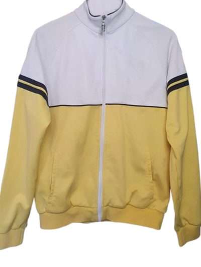 Nicholas Alexander Chavez Monsters Lyle Menendez White and Yellow Track Jacket