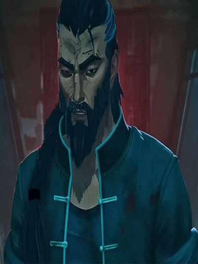 Secret Level Sifu Yang Blue Uniform Costume Jacket